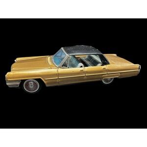 Vintage Bandai Cadillac Tin Friction Toy Car Made in Japan